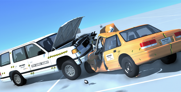 اسکرین شات 3 بازی Taxi Crash Car Game Simulation