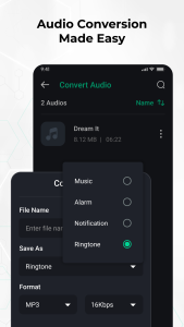 اسکرین شات 4 برنامه Ringtone Maker, MP3 Cutter