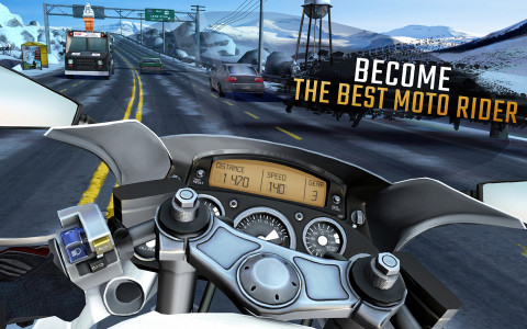 اسکرین شات 5 بازی Moto Rider GO: Highway Traffic