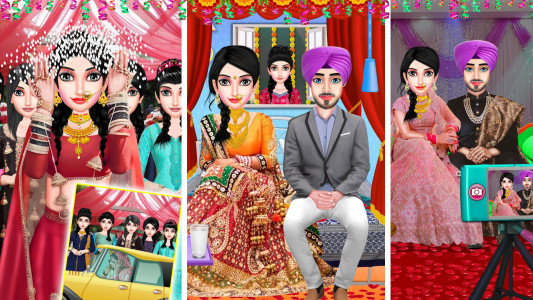 اسکرین شات 1 برنامه Punjabi Wedding Indian Games