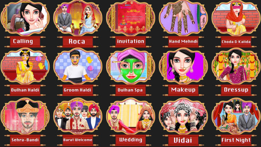 اسکرین شات 2 برنامه Punjabi Wedding Indian Games
