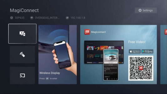 اسکرین شات 1 برنامه MagiConnect TV App Services