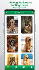 اسکرین شات 5 برنامه Dog Sound Ringtones Wallpapers