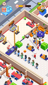 اسکرین شات 3 برنامه Fast Food Fever - Idle Tycoon