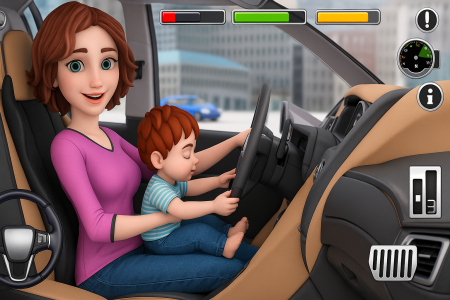 اسکرین شات 3 بازی Happy Home: Mom Simulator