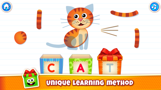 اسکرین شات 6 بازی Bini ABC Kids Alphabet Games!