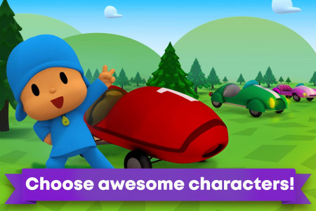 اسکرین شات 4 بازی Pocoyo Racing: Kids Car Race