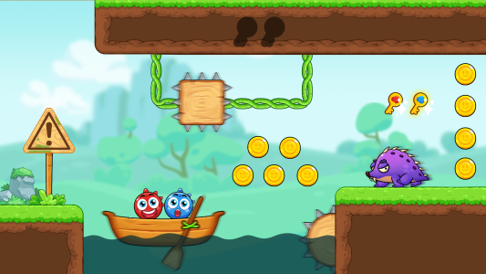 اسکرین شات 1 بازی Red and Blue: Ball Heroes