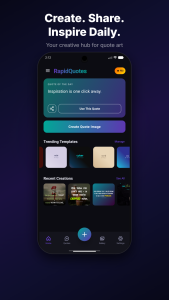 اسکرین شات 1 برنامه Quotes Creator & Quote Maker