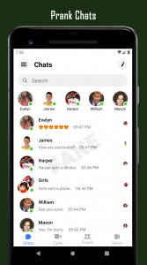 اسکرین شات 1 برنامه Fake Chat Conversation - prank