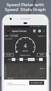 اسکرین شات 1 برنامه Speed Meter Over Speed Check