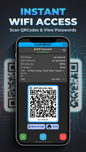 اسکرین شات 2 برنامه WiFi QrCode Password scanner