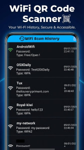 اسکرین شات 5 برنامه WiFi QrCode Password scanner