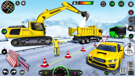 اسکرین شات 4 بازی JCB Backhoe Loader Driving 3D
