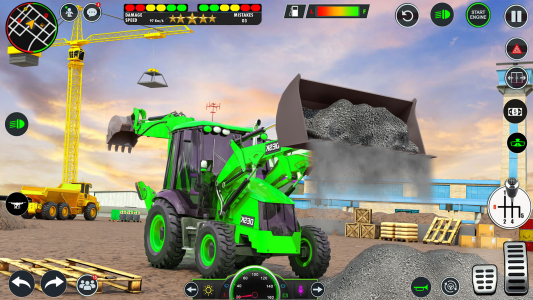 اسکرین شات 5 بازی JCB Backhoe Loader Driving 3D