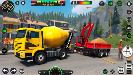 اسکرین شات 3 بازی JCB Backhoe Loader Driving 3D