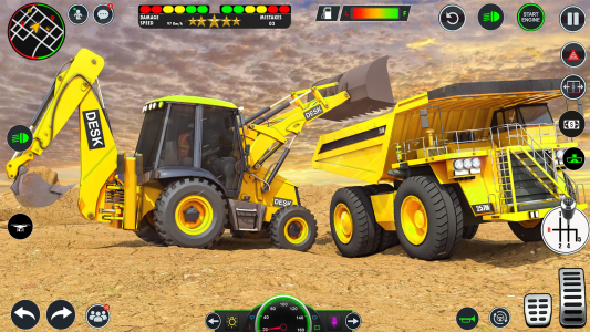اسکرین شات 2 بازی JCB Backhoe Loader Driving 3D