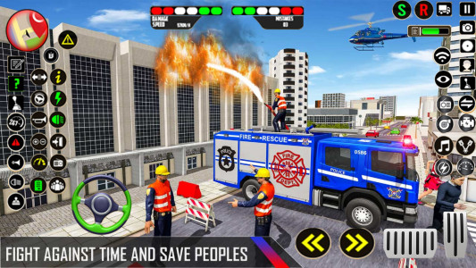 اسکرین شات 6 بازی Police Ambulance Fire Truck