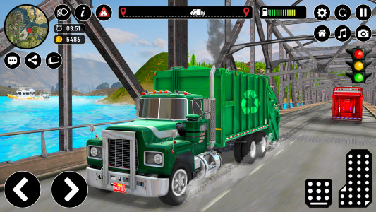 اسکرین شات 5 بازی Garbage Truck Games 2025