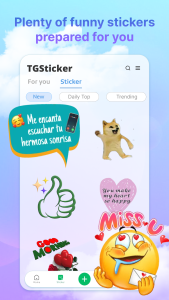 اسکرین شات 1 برنامه Tgsticker - pack meme download