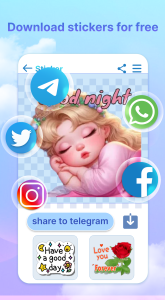 اسکرین شات 4 برنامه Tgsticker - pack meme download