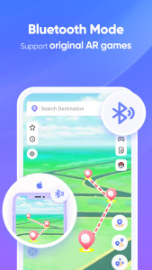 اسکرین شات 2 برنامه iAnyGo:Joystick, Finger travel