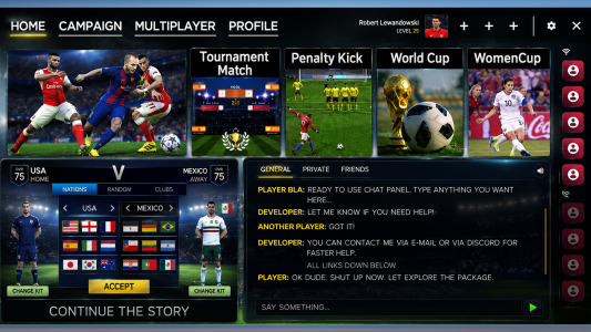 اسکرین شات 3 بازی Soccer Games : football 2026