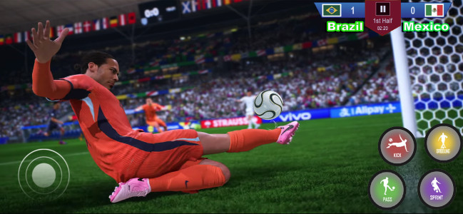 اسکرین شات 5 بازی Football Games 2026: Pro Kick