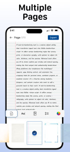 اسکرین شات 2 برنامه Text to Handwriting Converter
