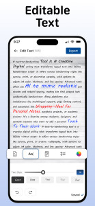 اسکرین شات 3 برنامه Text to Handwriting Converter
