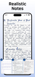اسکرین شات 5 برنامه Text to Handwriting Converter