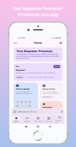 اسکرین شات 1 برنامه Text Repeater - Text Bomber