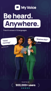 اسکرین شات 1 برنامه TTS Voices & Reader: My Voice