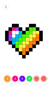 اسکرین شات 4 برنامه Color by Number:Coloring Games
