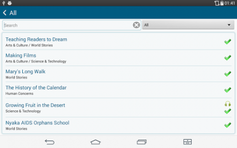 اسکرین شات 6 برنامه English Listening Practice TFlat