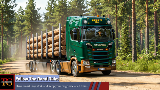 اسکرین شات 1 بازی Truck Driving 3D Offroad Truck