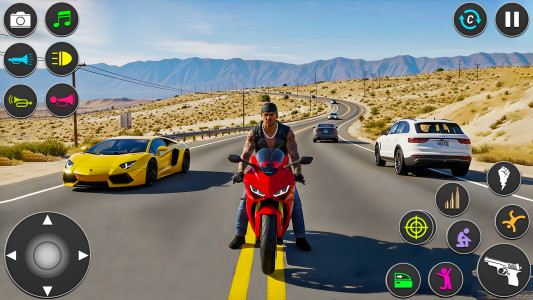 اسکرین شات 6 بازی Open World City Mafia Car Game