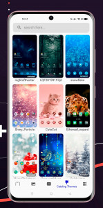 اسکرین شات 1 برنامه Galaxy S22 Wallpaper & Themes