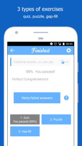 اسکرین شات 3 برنامه Dr French, French grammar