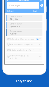 اسکرین شات 4 برنامه Dr French, French grammar