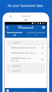 اسکرین شات 5 برنامه Dr French, French grammar