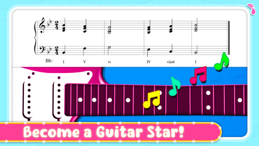 اسکرین شات 8 بازی Guitar Girl Rock Band Games