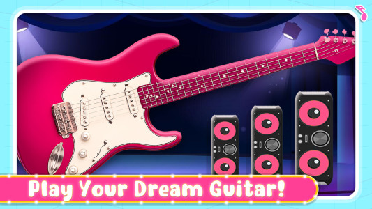 اسکرین شات 1 بازی Guitar Girl Rock Band Games