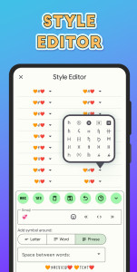 اسکرین شات 5 برنامه Stylish Text - Fonts Keyboard