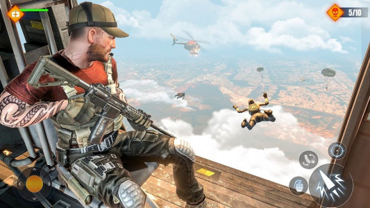 اسکرین شات 1 برنامه Atss Offline Gun Shooting Game