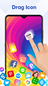 اسکرین شات 7 برنامه Rolling Icon: 3D Wallpaper