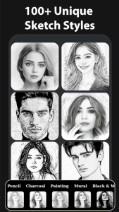 اسکرین شات 1 برنامه SketchMe - Sketch Photo Editor