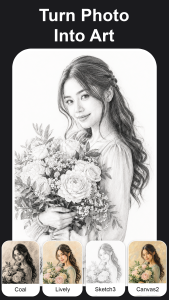 اسکرین شات 5 برنامه SketchMe - Sketch Photo Editor