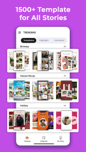 اسکرین شات 1 برنامه Story Maker - Reels Maker