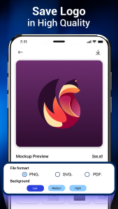 اسکرین شات 4 برنامه 3D Logo Maker: AI Logo Creator